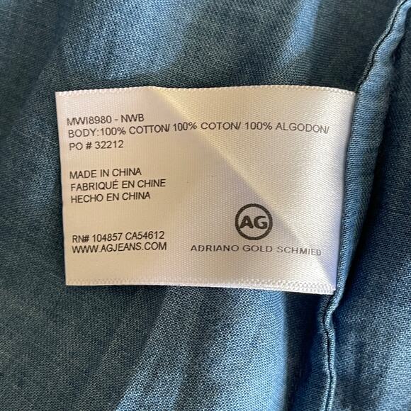 Adriano Goldschmied Hi Lo Blue Dixie Dress Size Small - Picture 10 of 11